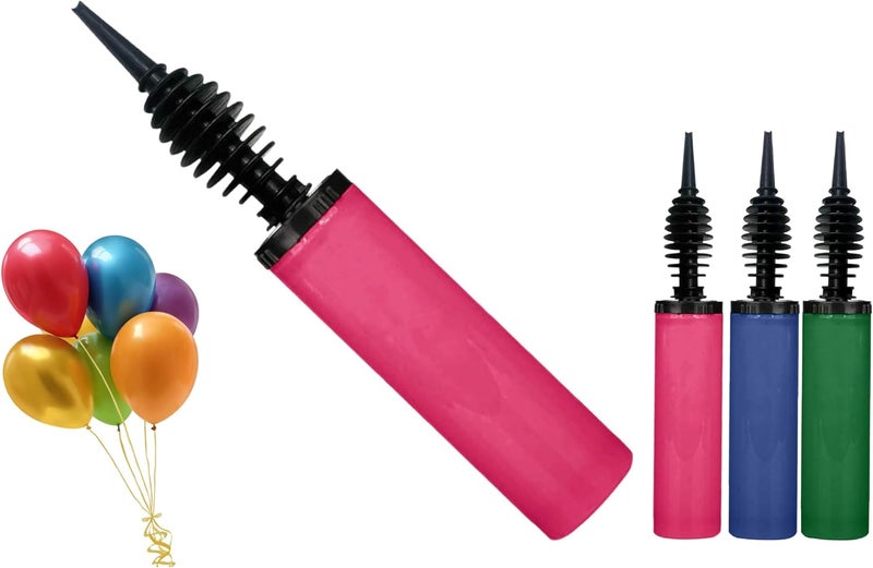 RMTech Balloon Pump, Inflator for Balloons, Toy Blower, Helium Pump, Foil and Confetti Professional Pumper, Manual Hand Pump, Dual Action Hand Air Pump for Balloons. (wine) - Image 2